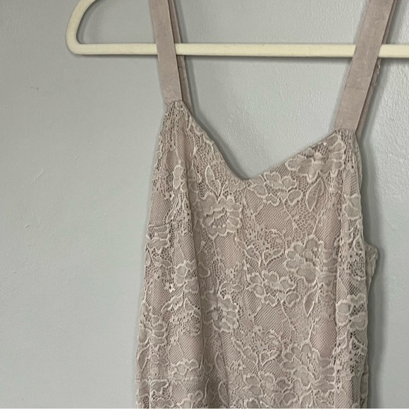 Free People Flocked Lace Dress Fit and Flare Sleeveless Small - Picture 5 of 15